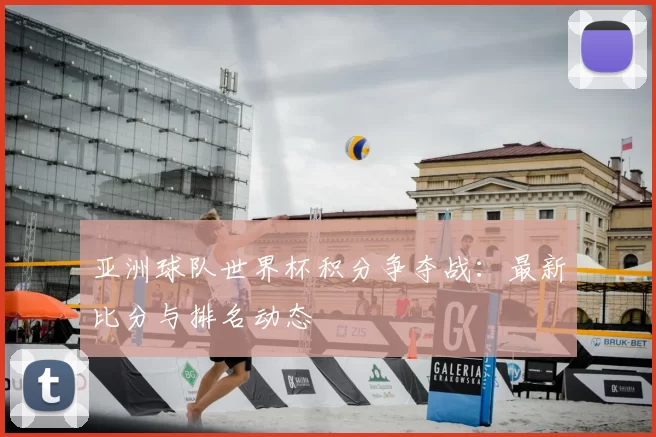 亚洲球队世界杯积分争夺战：最新比分与排名动态